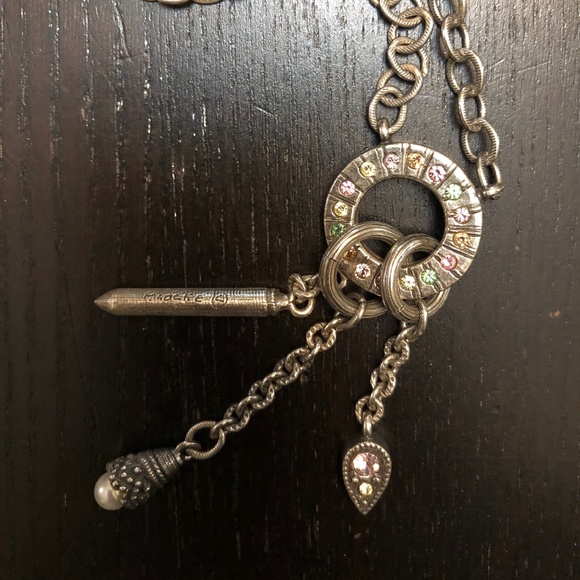 Patricia Locke Signed Necklace Swarovski Crystals - Picture 2 of 2